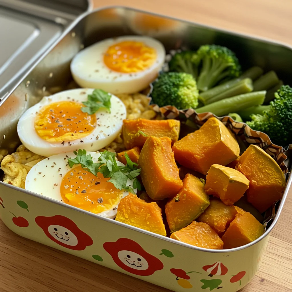 Ăggröra med ugnsrostad pumpa